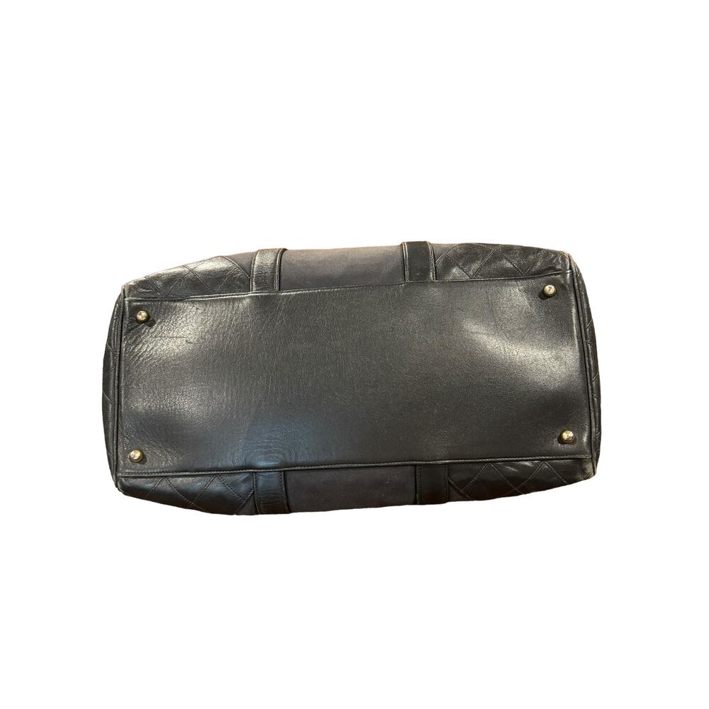 Chanel Vintage Leather + Nylon Duffel - Picture 8 of 8